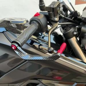 Universal Motorcycle CNC Aluminum Alloy Handlebar Brake Clutch Lever Hand Guard Protector Modification Accessories Handguard