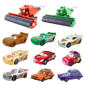 Disney Pixar Cars 2 Toy Lightning Mcqueen Original Mini Racing Car 1 3 Dinoco Racers Collection Diecast Metal Model Kids Gift