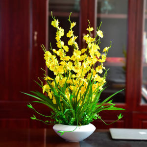 ดอกไม้ประดับบ้านแบบปลอม ดอกไม้กุหลาบเทียม ดอกไม้กุหลาบปีกผีเสื้อ ดอกไม้เทียมพลาสติก ตกแต่งห้องนั่งเล่น ดอกไม้ประดับจุดชมวิว ดอกไม้ประดับฝาผนัง ดอกไม้ประดับบ้าน