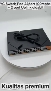 SWITCH POE 24 Port  POE SWITCH 24port +2PORTS 100Mbps/1000Mbps  / SWITCH HUB POE 2Uplink
