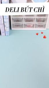 Bút chì bấm DELI 2B S356 kèm ngòi (12 x 66 mm) chuyên tô bài thi tiện dụng