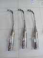 Honda Dash 110 Chicken Pipe Pure STAINLESS. 