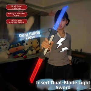 Creative LED Light Sword Rotating Children Gift