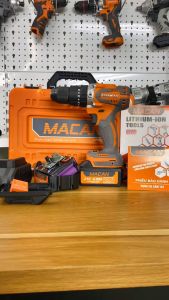 Máy Khoan Pin MACAN 3 Chức Năng 98Vf Máy Khoan Từ 13ly Không Chổi Than Kèm Phụ Kiện