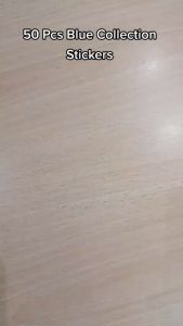 50pcs Blue Collection Vinyl Decal Stickers bomb for laptop luggage motorbike