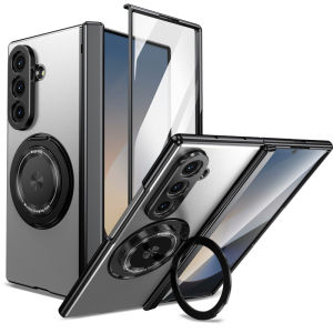 Hard Magnetic Case With Stand Hinge Protection For Samsung Galaxy Z Fold 8 Ultra 7 6 5 4 3 Full Cover Scratch Resistant Shell