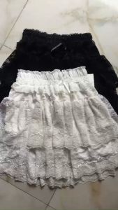 Chân váy ren dáng chữ A 2 tầng xinh xắn kèm ảnh thật