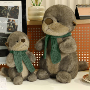 CONUSEA | 26/40CM Otter Plushie Cute Sea Otter Plush Toy Fluffy Comfortable Feel Stuffed Animals Otter Kids Toy Birthday Gift Room Decor