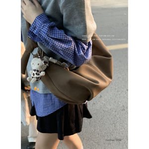 Versatile Large Capacity Crossbody Bag Womens Autumn 2024 New Arrival Tide Fashion South Korea Saddle Bag Shoulder Dumpling Bag