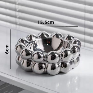 Creative Ceramic Ashtray High End Anti Dust Ball Design Home Use Fashionable Smoke Holder by Jojos Life Pd