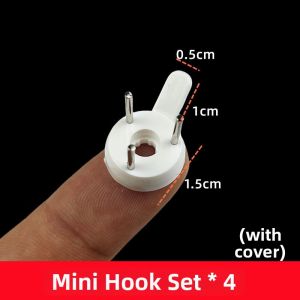 MUHUALAN | Multifunctional Invisible Wall Hooks for Picture Frames and Clocks