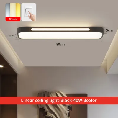 Nordic Premium Ceiling Light Surface Mounted 24W/30W/40W RG0 Anti-blue No Flicker Anti-glare CRI98 Tricolor Ceiling Lamp