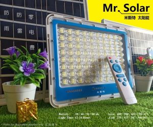 Blue Casing - Mr. Solar - Lampu / Solar Flood Light - 600W - 1000W - 1500W - 2000W (x1) - 1200W (x2)