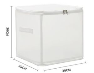 🚚SG Seller🚚 Foldable Clothes Storage Box Plastic Transparent Sundries Toiletries Organizer Box Large Capacity Quilt Underwear/wardrobe storage / wardrobe organizer / clothes organizer / closet organizer
