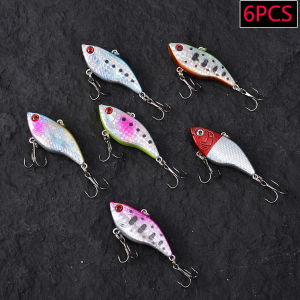 6PCS Long Tall Winter VIB Hard Baits Kit Artificial Wobblers For Trolling Pike Carp Fishing Tackle Swimbait Fishing Lures Set