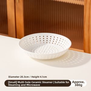 onlycook | Baby Food & Home Use Ceramic Steaming Plate