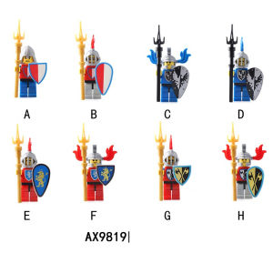 MOC Building Blocks Medieval style Building Blocks Humanoid Figures Party Birthday Gifts Toys for Kids Cartoon Characters