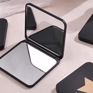 กระจก กระจกแต่งหน้า กระจกมินิ กระจกพับ ทรงสี่เหลี่ยม ขนาดเล็ก แบบพกพา กระจกสองด้าน คุณภาพดี