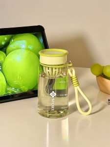 แก้วน้ำพลาสติกเกรดอาหาร ทรงสูง ทนความร้อน น้ำหนักเบา ถือได้ แก้วน้ำใส สำหรับผู้หญิง ดีไซน์น่ารัก สำหรับฤดูร้อน