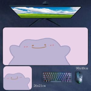 Potdemiel | Cute Large Mouse Pad Pikachu Pokemon Rubber Mouse Pad Large Size Anti-Slip Desk Mat High Definition Quality Computer Accessories