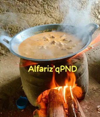 Kompor Kayu Batu Bara Tungku Pawon Anglo DM: 30/30 Cm untuk Dapur Kemah - Aksesoris Pemanggang Outdoor
