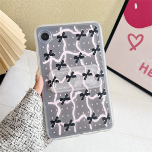 Bowknot Transparent Tablet Case For Samsung Tab S11 11 inch 2025 Tab A7 Lite A9 A11 8.7 A8 A9+ A11+ Plus 11" Stand Funda Cover