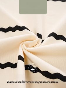 MiiOW | ชุดนอนผู้หญิงแขนสั้นผ้าฝ้ายแท้ฤดูร้อน 2025 ใหม่ ชุดนอนยาวพร้อมแผ่นเสริมหน้าอก ชุดอยู่บ้านแบบลำลอง สวมใส่สบาย