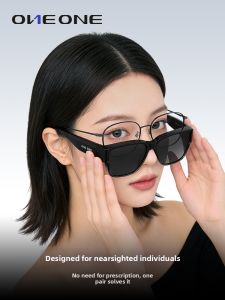 One & One | Polarized Folding Clamp-On Sunglasses For Myopia