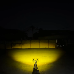 ISUN MPX1 PRO Lampu LED Mini Projie ISUN dengan Blue Lens Demon Eyes dan Kipas Pendingin DC9-80V/60W