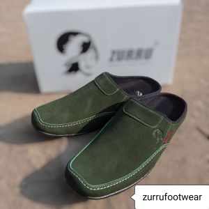 SANDAL TUTONG PRIA KULIT suede/TERBARU/TERLARIS/TRENDY nyaman dikaki