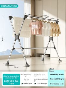 Hotata | Giá Phơi Quần Áo Gấp Đựng Nặng Có Thể Mở Rộng