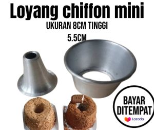 1PCS Loyang chiffon mini Chiffon cake bongkar pasang aluminium