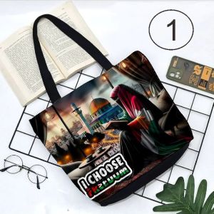 TAS WANITA TALI SLEMPANG OLEH OLEH HAJI DAN UMROH MOTIF PALESTINE