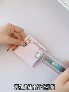 Friendly Folder Stapler Portable Push Clamp Paper Binder Reusable Environmentally  Office Supplies