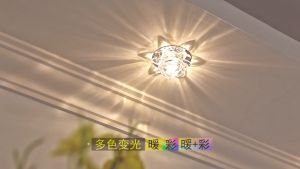 LED Pin Lights for Ceiling Modern Design LED Crystal Downlights Spot Light for Room at Night（Surface mounted）
