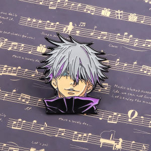 Anime Satoru Gojo Characters Enamel Pins Brooches Clothing Backpack DIY Cosplay Pin Men Women Backpack Jewelry Gift Accessories