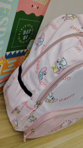 D1-3547 / 45CM MY MELODY DESIGN Korea Backpack High Quality Beg Sekolah / School Bag / Beg Galas / Laptop / College