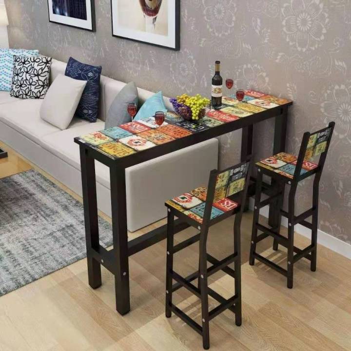 Restaurant Bar Table Living Room High Bar Table Wall Small Bar Table