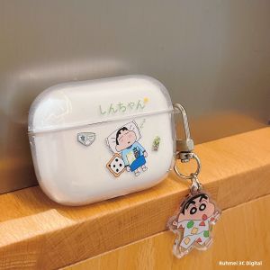 Cartoon Protect Case for Airpods Pro2/3 Generation Wireless Bluetooth Earphone Silicone Soft Shell Transparent Cute Japanese Style