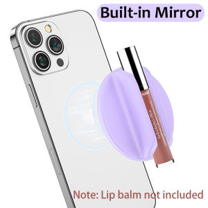 Grippopso Magnetic Cellphone Lipstick Holder Make Up Mirror Lip Blam Phone Stand For IPhone Samsung Universal BracketSmall