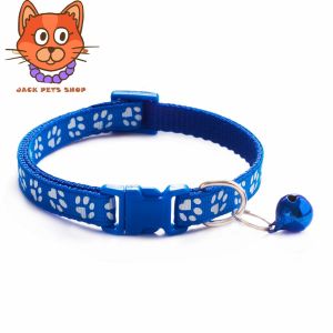 Pet Collar Dog Paw Collar With Bell Safety Buckle Neck for Dog and Cat Puppy Kitten Collar Puppy Collar