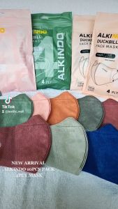 Careion Alkindo Duckbil 3D Hijab Mask Duckbill Headloop 4ply Mask Duckbill 3D Easy Care Earloop Duckbill Mask 10pcs Pack