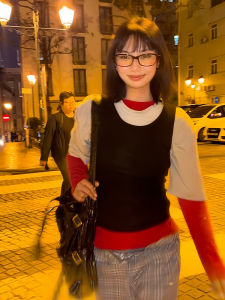 Womens Street Style Long Sleeve T-Shirt Set Slim Fit Base Layer Shirt Color Block Design Early Autumn Fashion Three Piece Top