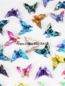 Acrlyic Butterfly Knot Nail Art Drill Flat Bottom Children DIY Hair Clip Accessories Nail Decorations Other DIY Jewelry Parts