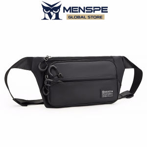 MENSPE Man Waist Bag Fashion Chest Bag Shoulder Bag Crossbody Bag Sports Bag Large Capacity Anti-Thief Street Bag Casual Bag Close Fitting Waist Bag Travel Bag Business Bag Phone Pouch