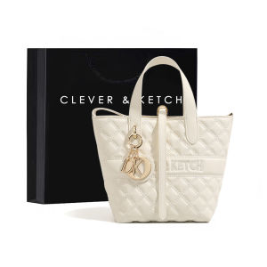 Clever&Ketch Fashionable Bucket Bag Womens Handbag Stylish Trendy Basket Bag Crossbody Bag Soft Leather PU Material