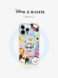 MASFEIL | Ốp Lưng Cho iPhone 18 17Promax 16Pro ip15pm Có Giá Đỡ Từ Tính Quay Được