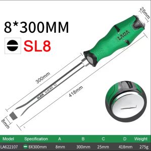 LAOA 1pcs Phillip Screwdriver With Magnetism Slotted Screwdrivers 58HRC Alloy Steel with Tap Function