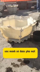 Khuôn đúc chậu cảnh lục giác 50 [khuôn chậu ABS có lòng trong]
