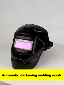 Welding Helmet Auto Darkening Welder Mask Solar Power True Color Large View Welding Facemask for Arc Weld Grind Cut
